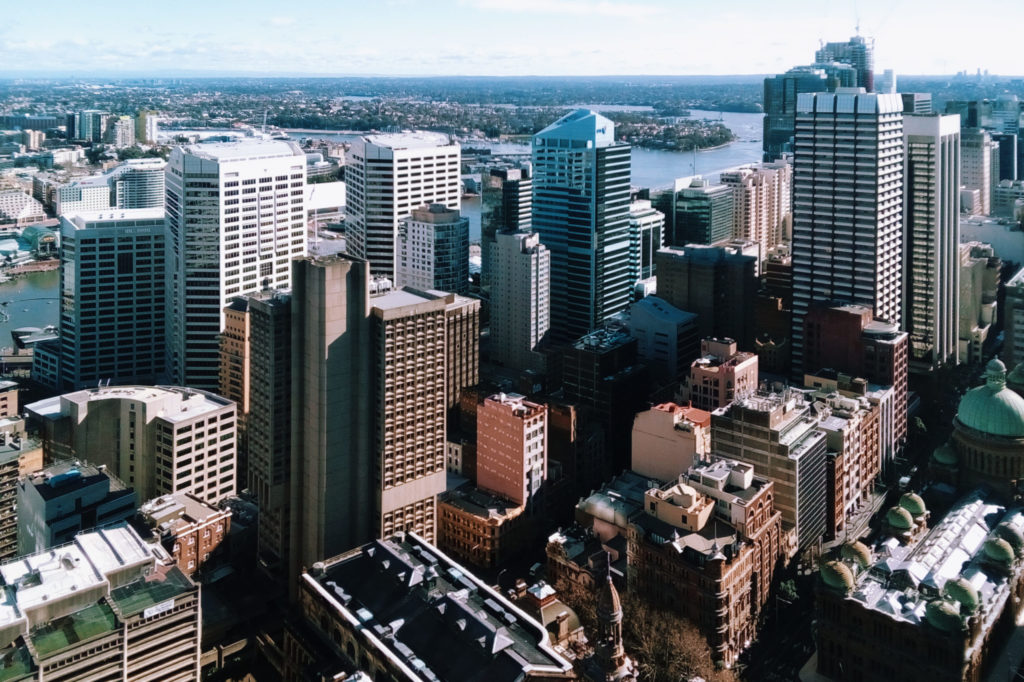 Skyscrapers in Sydney