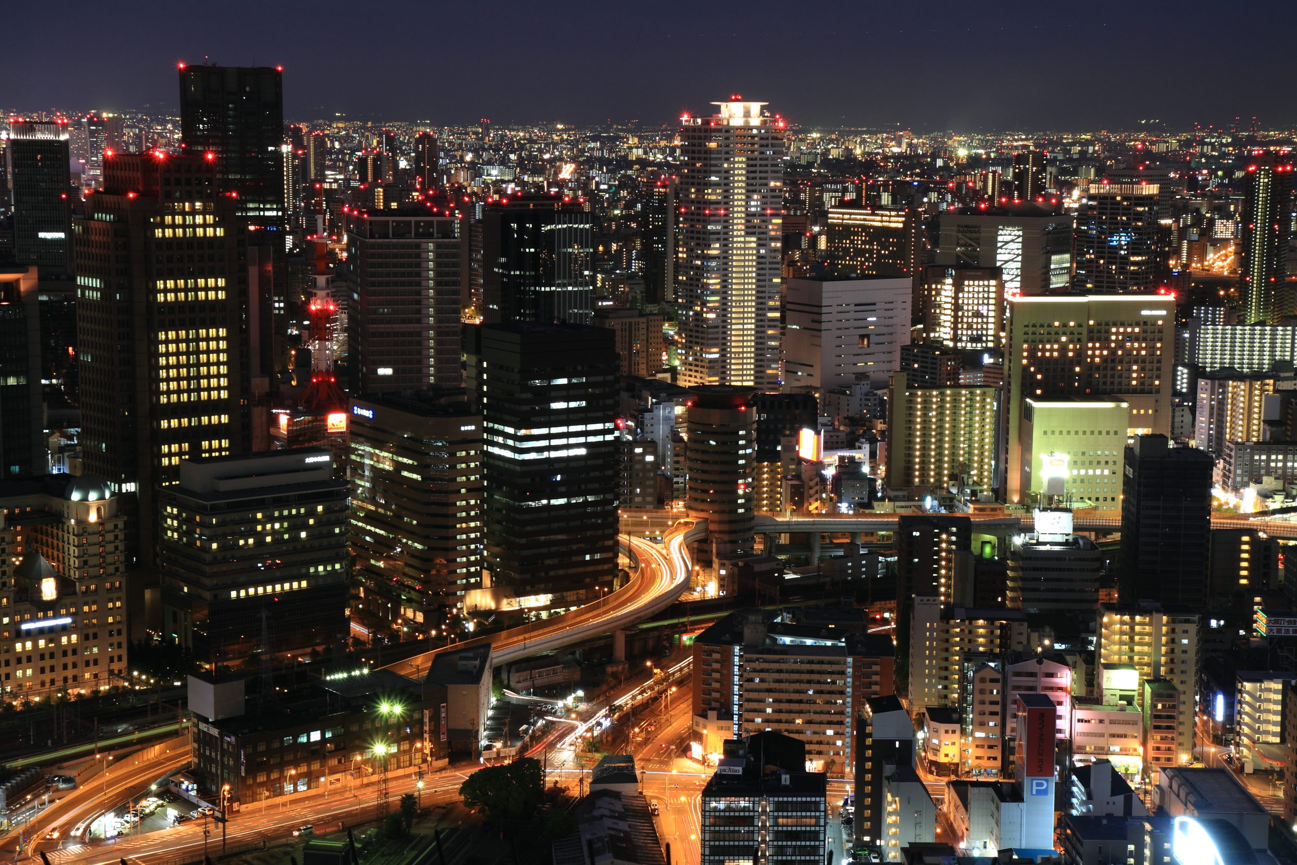 夜の大阪