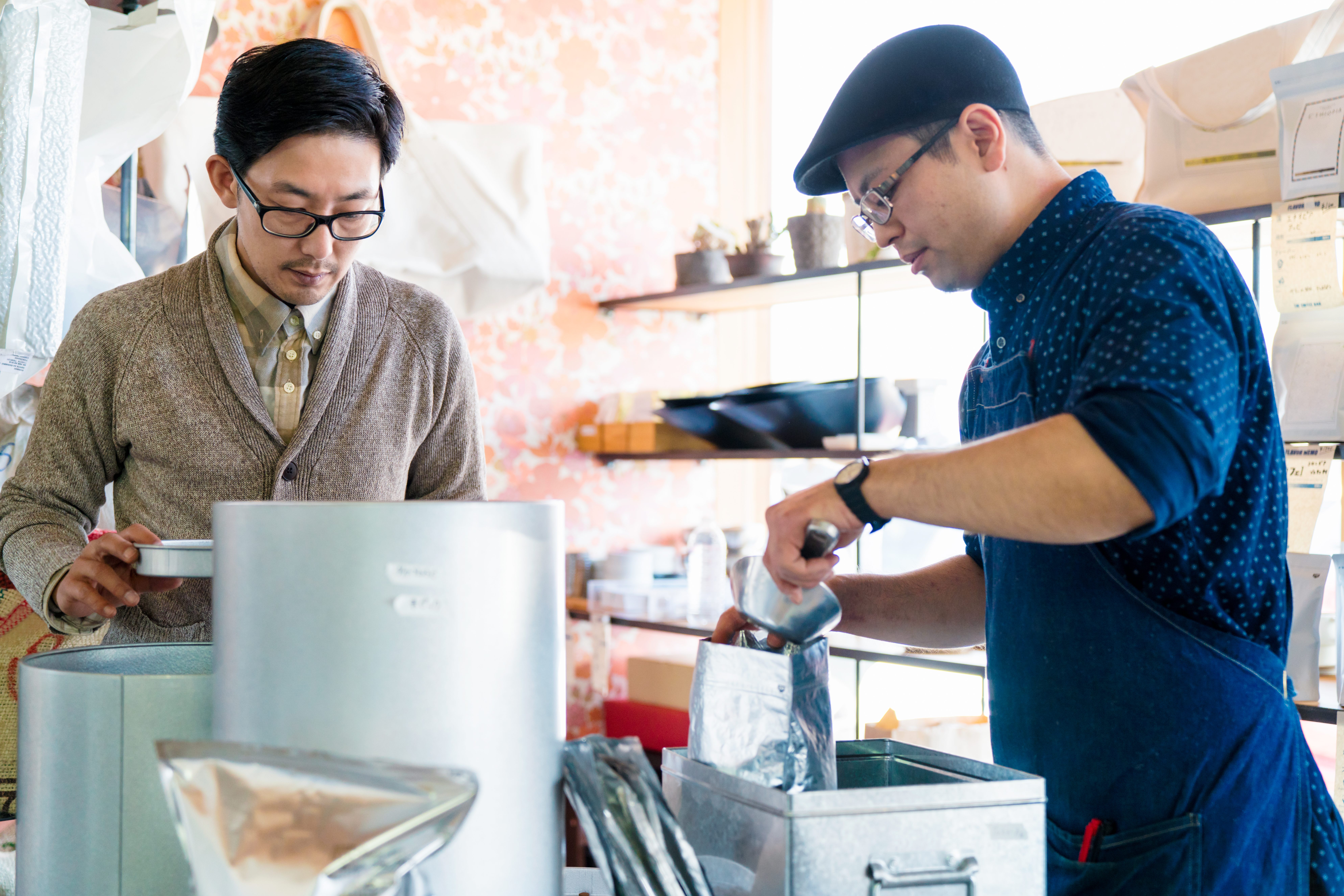 作者不詳　研究中　s.aoki 大剣幅8cm チェック柄 スプリングカラーパレットタイ LES MUES