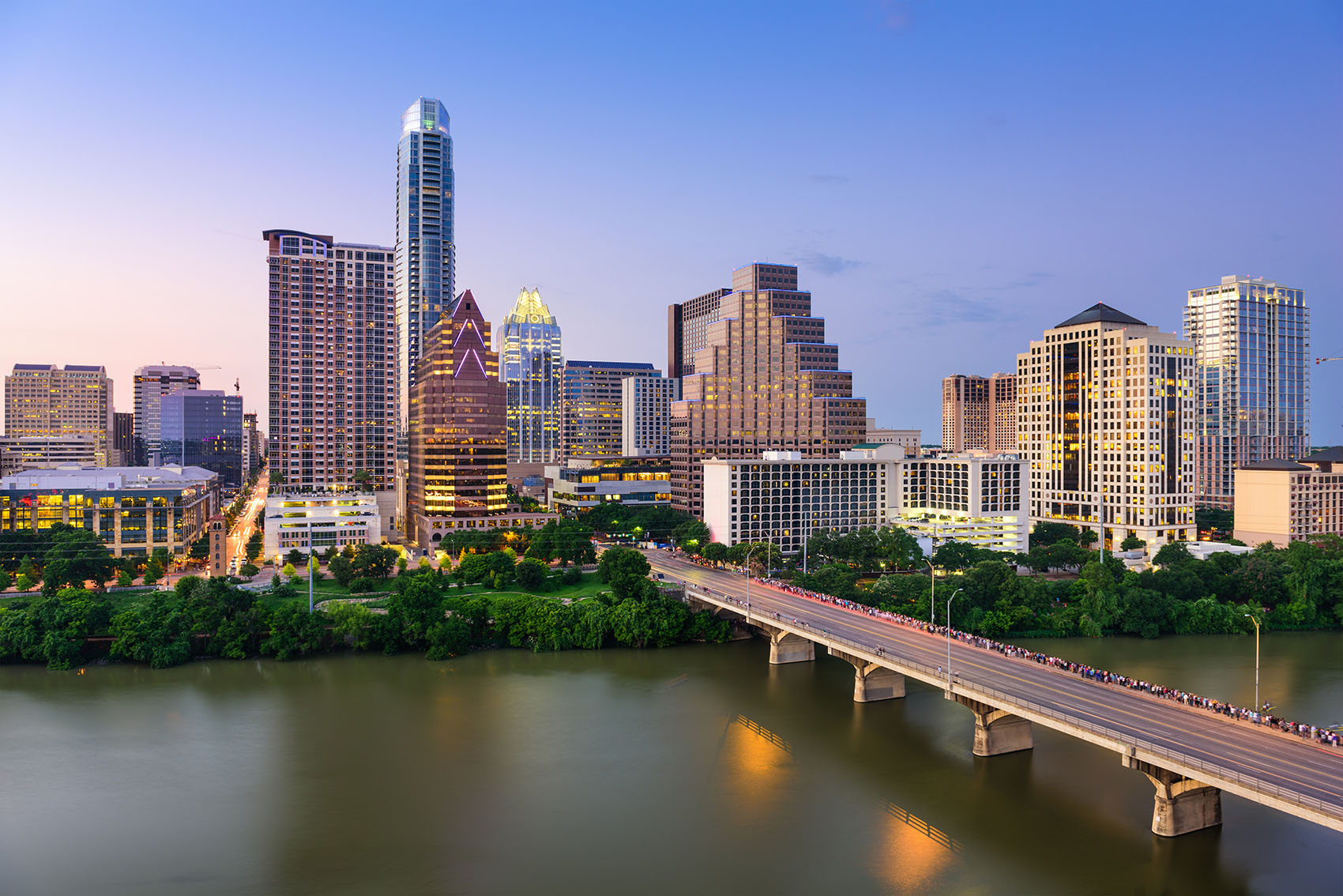 Austin, Texas skyline.