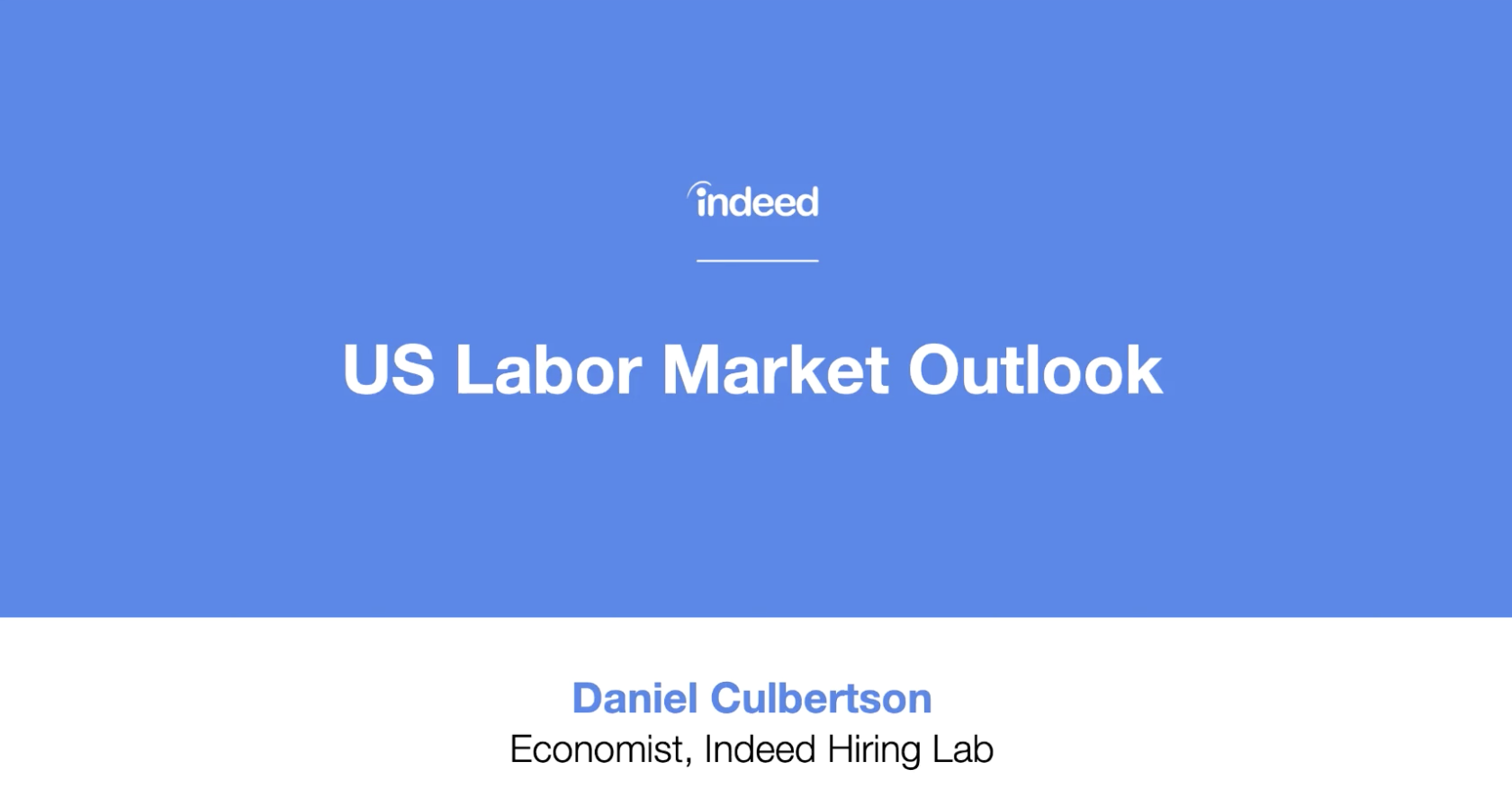January 2021 US labor market update from Indeed