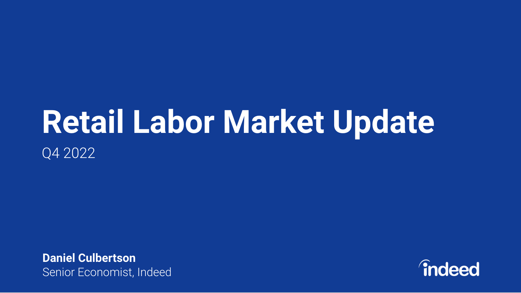 Retail Labor Market Update