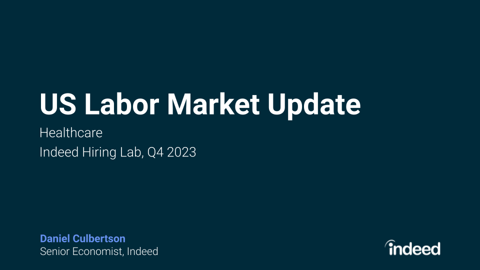 US Labor Market Update Healthcare Q4 2023